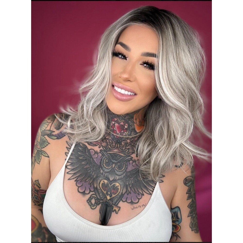 Rebel Gypsy “Lifeline” luxury synthetic monofilament lace front wig New